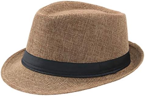 Chapéu de chapéu masculino de curlystraw