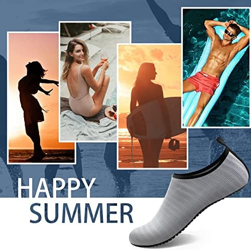 Athmile Water Shoes para homens homens descalço meias aquáticas secas e secas para a praia de praia piscina rio Yoga Lake Surf Sport Shoes Essentials Cruise Standing Tamanho