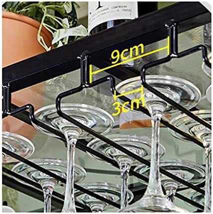 WXXGY Home Stemware Suspension Wine Rack com copo de vinho tinto claro de cabeça para baixo, cabide de decoração de barro