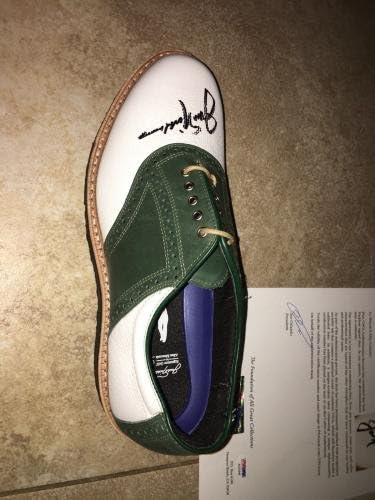 Jack Nicklaus assinou Sapato oficial de Golden Bear 6X Mestres Campeão PSA/DNA - Sapatos de golfe autografados