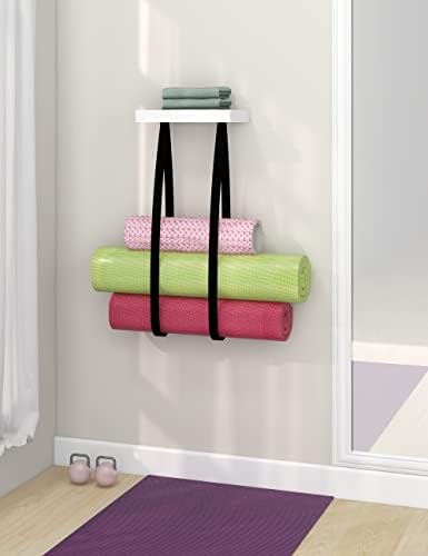 Rack de toalhas petrala, suporte para toalhas de cinto PU com acessórios para banheiros de prateleira de armazenamento Definir fazenda do organizador de toalhas rústicas Racks de suporte de banheira de montagem de parede para banheiro para banheiro sauna quarto