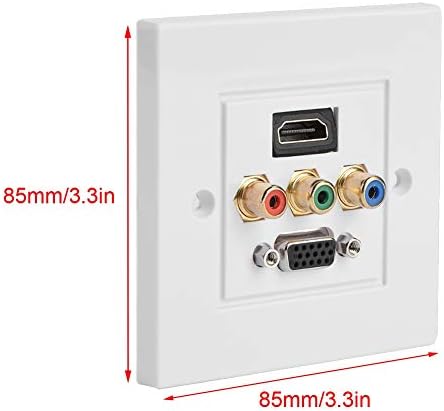 ZOPSC TRÊS EM-ONE ONE Integrado Multimedia Painel de parede Vídeo Vídeo Vídeo Painel de parede Painel de parede Soquete HDMI VGA 3RCA Composto Video Audio Port Insert Jack