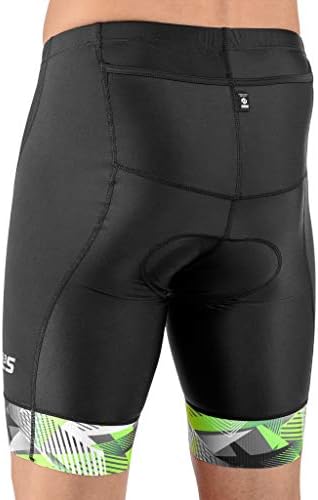 SLS3 Triathlon Shorts Mens - Tri Shorts Men - Triathlon shorts masculinos - 2 bolsos FX Tri Shorts para homens - alemão projetado