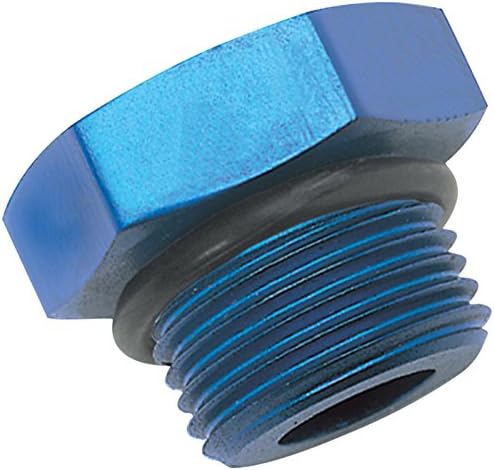 Russell Athletic -RUS -660280 Alumínio anodizado azul -8an Adaptador de plugue de rosca direta