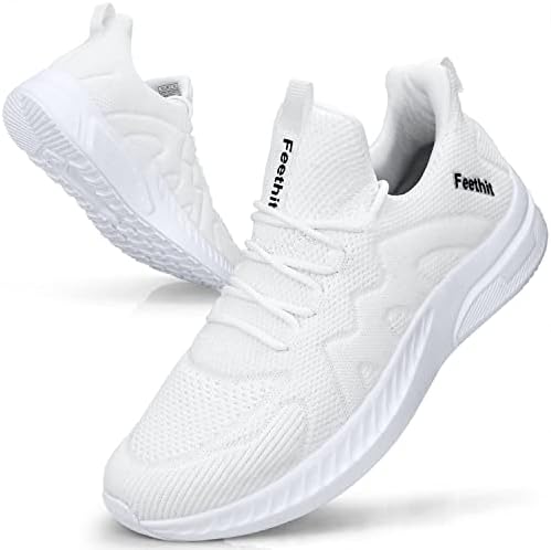 Feethit Mens non Slip Slip Walkers Sneakers Lightweight Breathable Shoes On Running Shoes Athletic Gym Tennis Shoes para homens