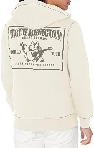 True Religion Men's Big T zip up capuz
