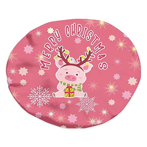Snilety Christmas Pig Design Garotos Meninas Capéu de sono, Capinho de Capacão de Duas Camadas Elastic Soft