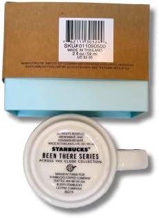 Starbucks New Jersey esteve lá a coleção de séries Ceramic Coffee Demitasse Ornament 2 oz