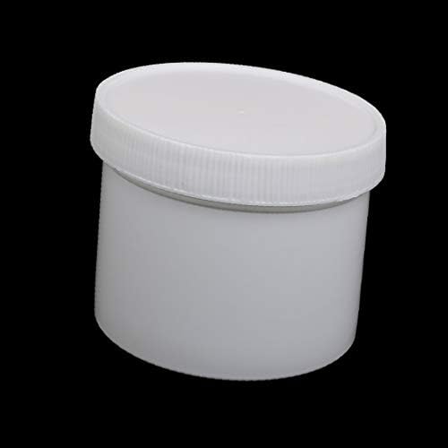 X-Dree 250ml HDPE PLÁSTICA BULHA MUITO REDORATÓRIA BRIAÇÃO BRANCHA DE BRANCELHA BRANCO (BOTELLA REDONDA del Laboratorio de la Boca