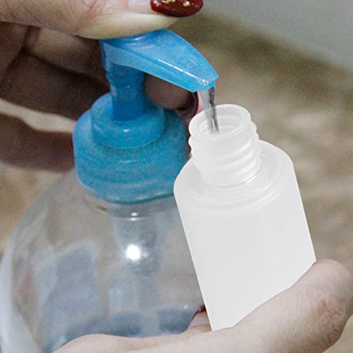 Solustre Transparent Press Bottle 3pcs Essence Bottle Fosted Vacuum Garraf