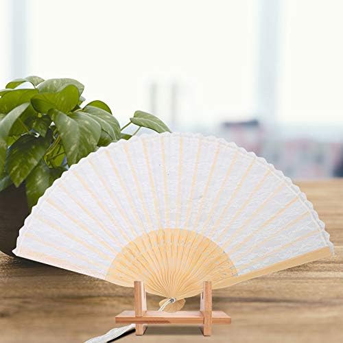 Fã de mão de mão PLPLAAOO, ventilador dobrável, ventilador de mão, estilo japonês Vintage Fan Handmade Fan Fan para