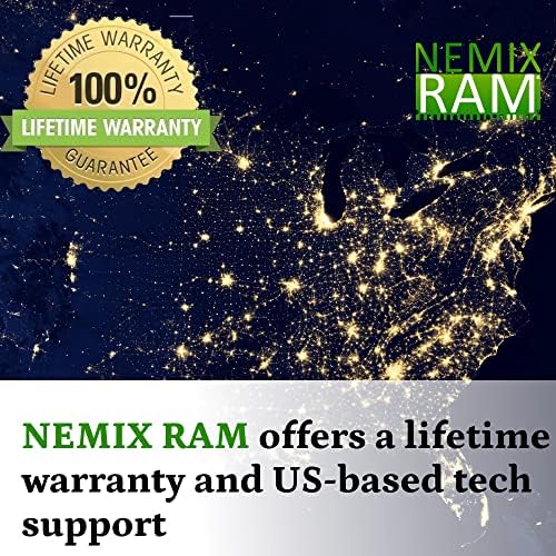 64GB DDR4-2400MHz PC4-19200 ECC RDIMM 1RX8 1.2V Memória do servidor registrado por Nemix Ram