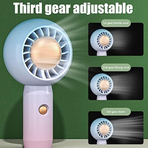 Gonetre Fan Fan Hand 8 * 7 * 13 2022 Novo mini ventilador portátil portátil ventilador silencioso com aromaterapia