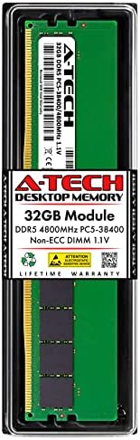 A-TECH 32GB RAM para ASUS Proart Z690-Creator Wifi | DDR5 4800MHz DIMM PC5-38400 Módulo de atualização de memória não ECC de 288 pinos