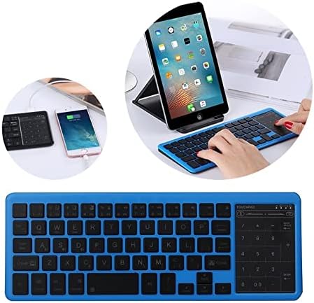 Acessórios para tablets Mylpdzsw HHF para iOS/Android/Windows tablet PC, teclado portátil sem fio Bluetooth universal