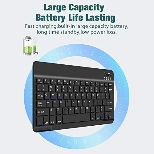 Caixa de teclado de caixa para Galaxy Tab S7 11 polegadas 2020 (Modelo: SM-T870 / T875 / EU2