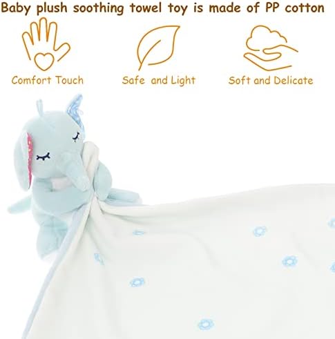Kisangel recém -nascido brinquedos recém -nascidos garoto namorados mantas meninos chuveiro de dentição sensorial animal calmante