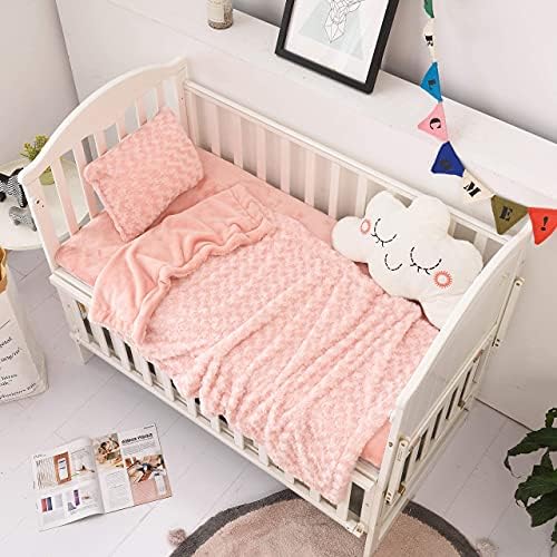 Conjunto de cama de berço padrão - Cama de criança 52x28 - Conjunto de cama de berço Girl - Baby Bedding Berço Conjunto