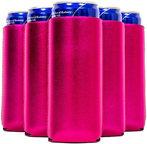 QualityPerfection Slim lata mangas mais frias isoladas e bebidas de cerveja neoprene de 4 mm de espessura de termoolers
