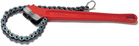 Ridgid 31330 Modelo C-36 Chave de corrente pesada, chave de corrente de 4-1/2 polegadas, vermelho, pequeno