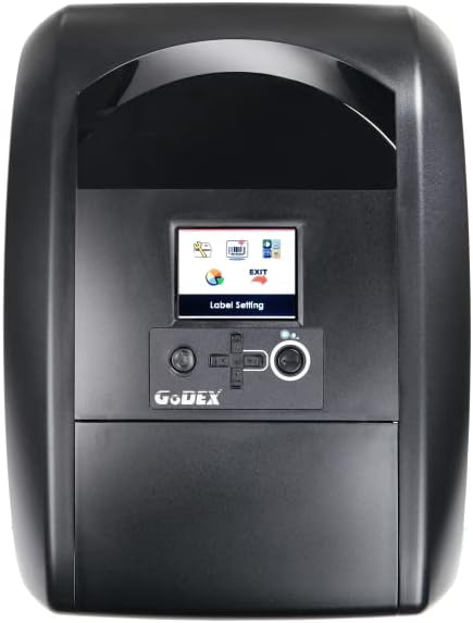 Exibição da impressora de transferência térmica Godex Rt700i 4 , 203 DPI, 7 IPS, USB, RS232, Ethernet, BT Compatível