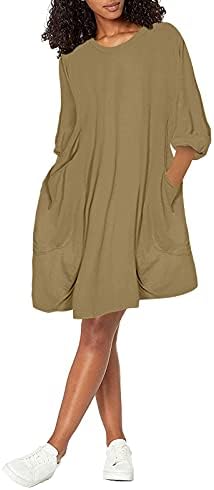 Mãe de vestidos de noiva para casamento, coquetel de manga comprida Cocktail Women Spring Tunic Classic Thin Crewneck