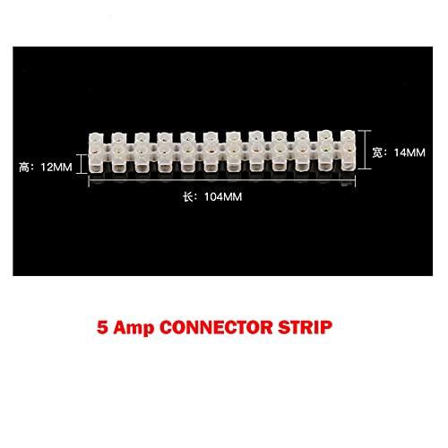 3/5 pacote de 12 vias 5/15/30 AMP BLOCO ELÉTRICO ELÉTRICO, Chock de faixa de barreira do conector, tiras de conector elétrico de