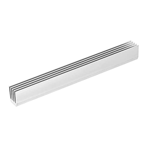 Meccanidade de dissipação de calor eletrônico Resfriador de alumínio Alumínio 100x9x12mm para CPU Silver Tone Pack de 4