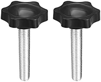 Samidea Male Thread Thread Metal Clamping Knobs Grips, 38 x m8 x 40mm Manual parafuso de aperto de aperto