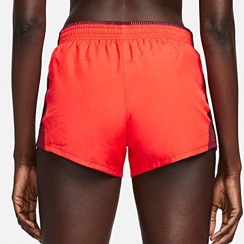 Nike 10K shorts de 3 polegadas femininos Crimson/Tamanho da beterraba escura xl