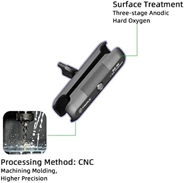 Fanaue Double Socket Arm Compatível com braço médio, comprimento total 3.7 , com componentes de bola B Tamanho 1 para montagens