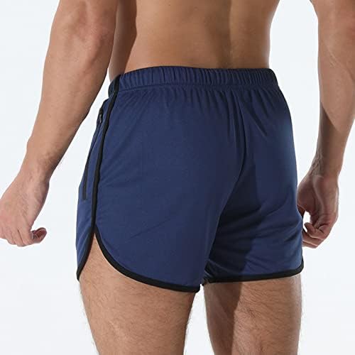 Shorts grandes e altos para homens, shorts atléticos de shorts masculinos para homens shorts de ginástica de 5 polegadas com bolso