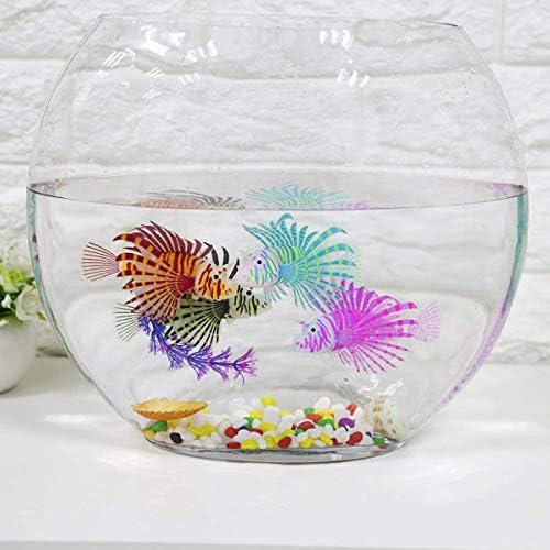 NGE 1PCS Ornamento de peixe -leão luminoso para decoração de aquário de tanques de peixes