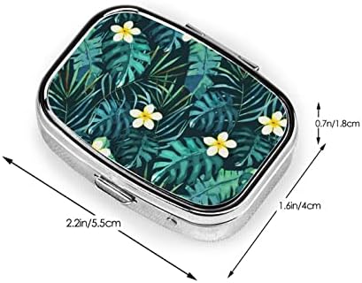 Caixa de armazenamento de comprimidos portáteis ewmar caixa de comprimidos de aço inoxidável recipiente de comprimidos para bolso/bolsa e viagem