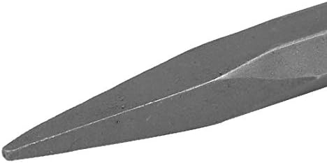 X-Dree de 17 mm de largura de 280 mm de comprimento cromado de aço de aço de broca de broca de martelo cinza cinza (17 mm ancho 280