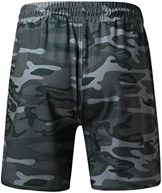 Shorts homens com bolsos shorts camuflagem casual de verão esportes atléticos atrelia masculino masculino masculino correndo