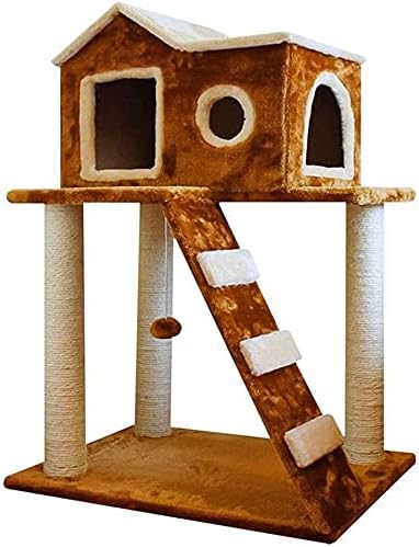 Haieshop Cat Árvore Condomínio arranhando Post Tower Cat Four Seasons Universal Cat House Tree Cat House Tower Tower Cat Frame Toy Toy Frame Gato Ninhada 721