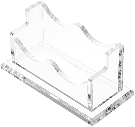 Cabilock Party Desk Stand Stand Desk Clear Holder Batentop Business Stand Stand para Home Office Wedding Clear Display
