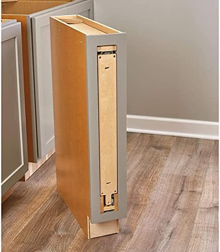 Rev-a-Helf 438-BC-3C de 3 polegadas, armário de cozinha de 3 polegadas Organizador Spice Storage Rack com 3 prateleiras