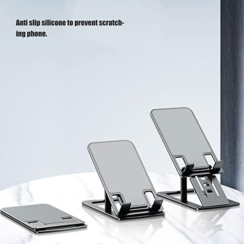 Msuiint stand holder stand stand desktop titular de desktop dobrável ergonomia portátil 7 ângulo de silicone de alumínio