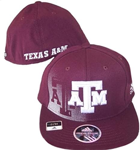 Texas A&M Aggies Sideline Flex Fit Tamanho Pequeno/Médio Capt de Capt - cores da equipe