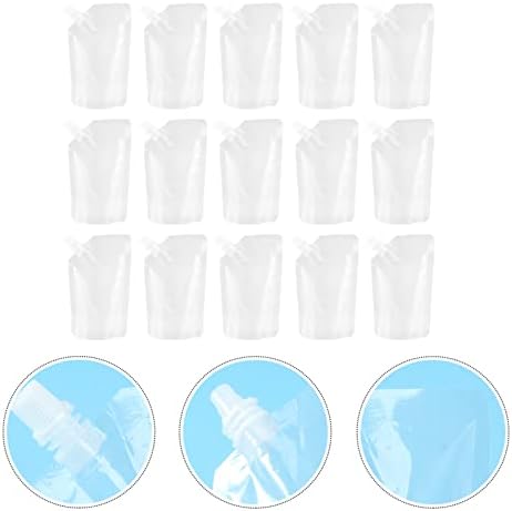 Bestoyard Flask Tampon 50pcs Bolsas de bebidas transparentes de bebidas transparentes para bebidas bebidas bebidas bebidas de