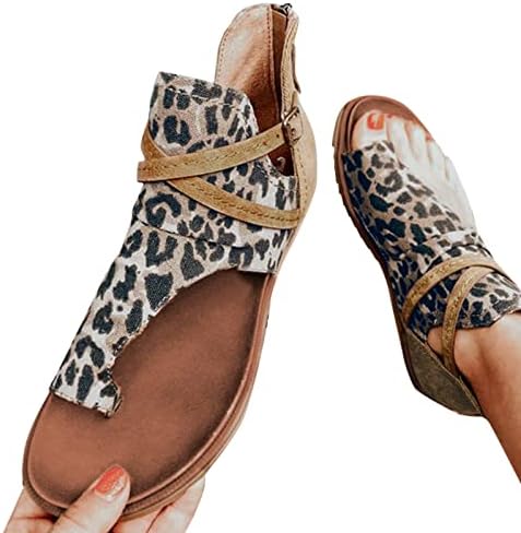 Sandálias Shakumy para mulheres verão casual, feminino de fivela de fivela feminina Sandálias Sandals Flip Flip Sandals Flip