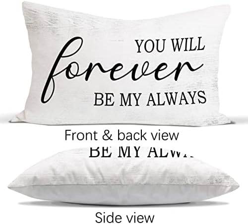 Citação inspiradora romântica Você sempre será o meu travesseiro sempre arremesso de almofadas decoram a sala de