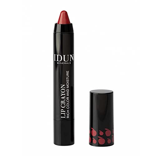 Minerais de Idun - lábios lábios - Fórmula vegana - Payoff de cor intensa - acabamento de cobertura total - Lips Stay