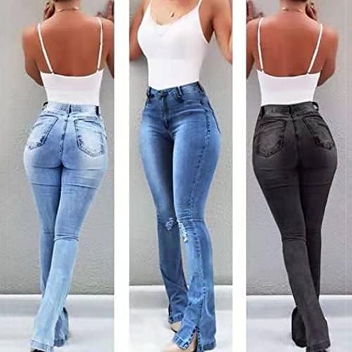 Jeans que femininos quentes, mulheres largas da cintura larga da perna larga de calça jeans de jeans reta calças y2k streetwear