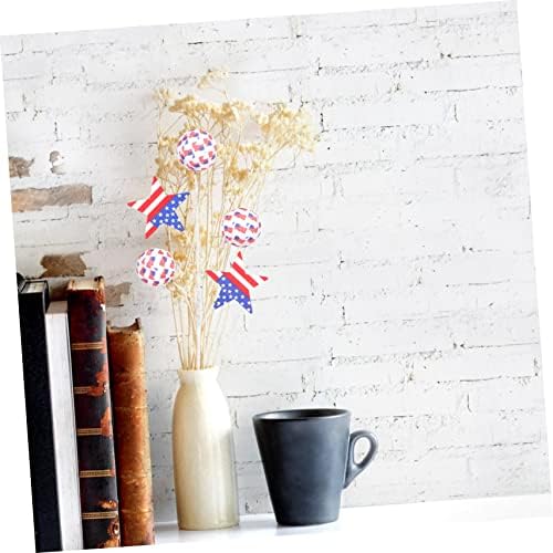 ABOOFAN 2PCS Independência Dia Flor Filial Bandeira Americana Decoração de ornamento americano Decoração para festa