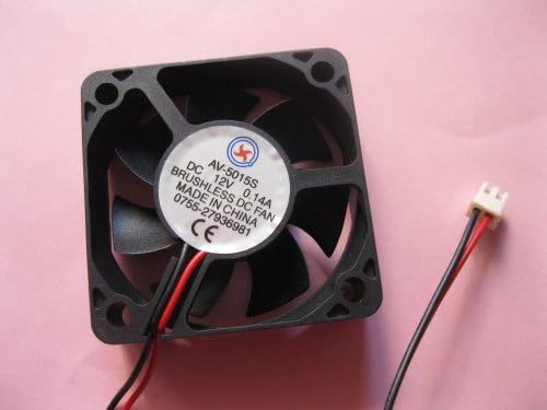 2 PCs Fan de resfriamento DC sem escova 12V 5015S 7 Blades 2 Wire 50x50x15mm Manga de manga Skywalking