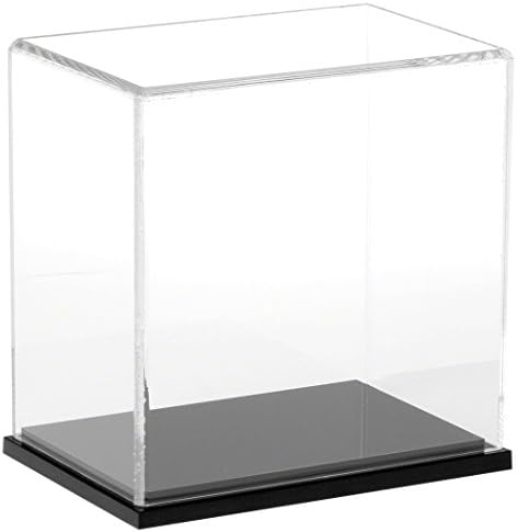Exibição de acrílico transparente de Plymor com base clara, 6 W x 4 d x 6 h