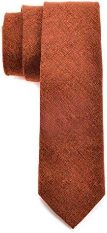Cor de cor sólida masculina laços magros lã causal cashmere blend slim cortado gravata formal